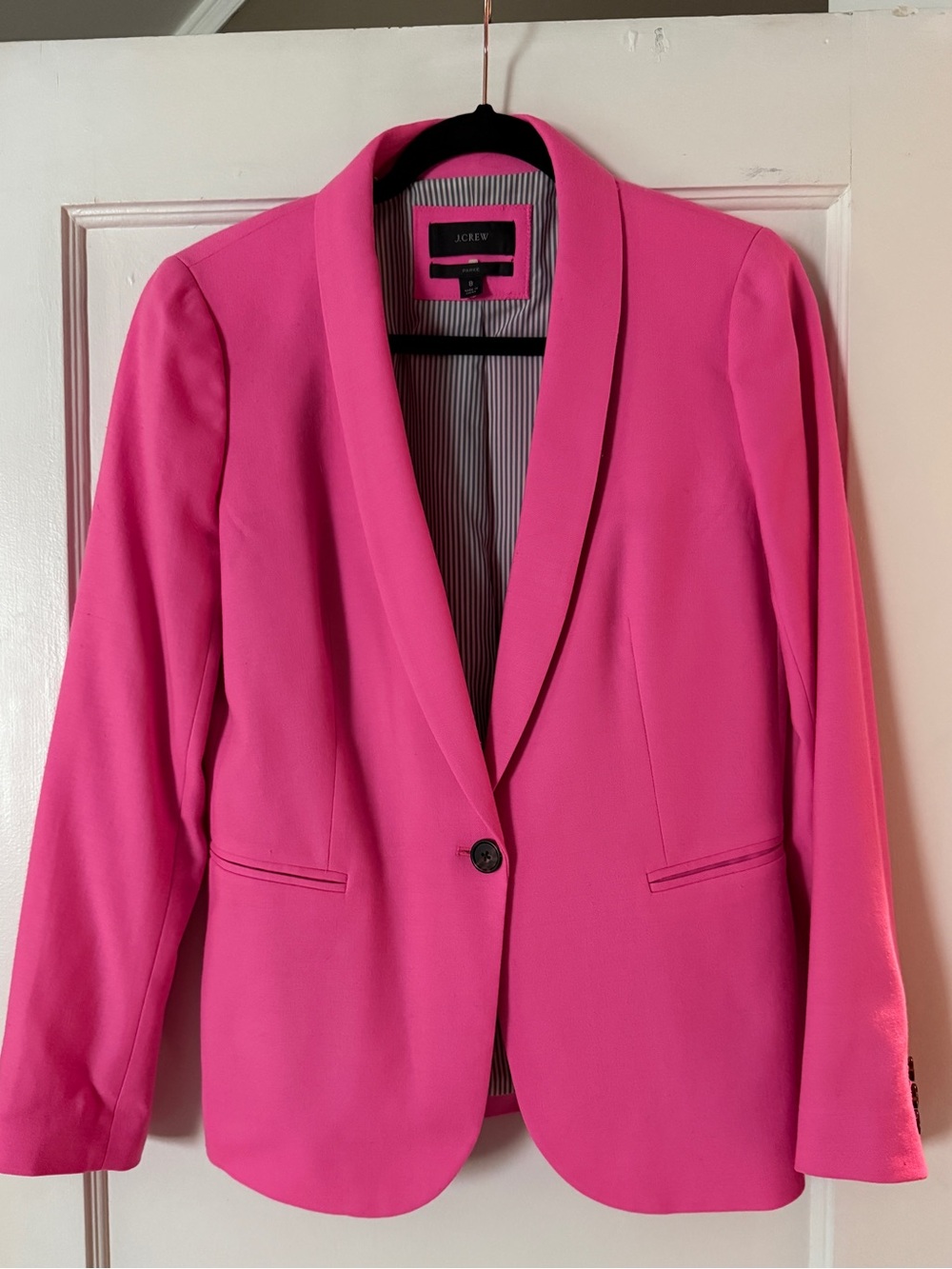 J. Crew Women's Hot Pink Parke Blazer 8